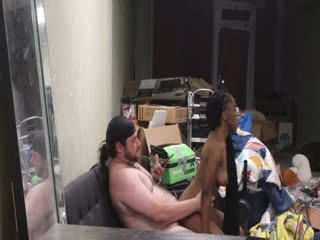 Interracial Creampie in the suburbs of Detroit 4