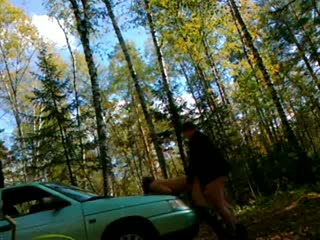 Russian Horny fuckable babe Car 8