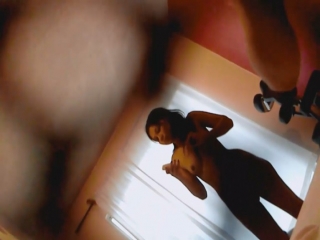 Hidden camera with delicious Mexican hot street babe